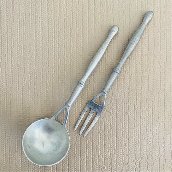 Wilton Dining Vintage Wilton Serving Utensils Large Fork And Spoon